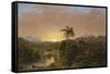 Sunset in Ecuador, 1854-Robert Blum-Framed Stretched Canvas