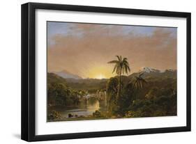 Sunset in Ecuador, 1854-Robert Blum-Framed Giclee Print