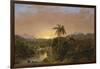 Sunset in Ecuador, 1854-Frederic Edwin Church-Framed Giclee Print