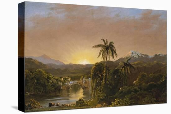 Sunset in Ecuador, 1854-Frederic Edwin Church-Stretched Canvas