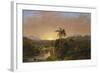 Sunset in Ecuador, 1854-Frederic Edwin Church-Framed Giclee Print