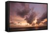 Sunset in Filiteyo, Maldives-Fran?oise Gaujour-Framed Stretched Canvas