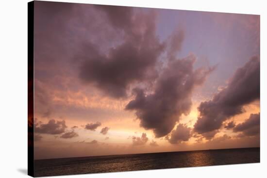 Sunset in Filiteyo, Maldives-Fran?oise Gaujour-Stretched Canvas