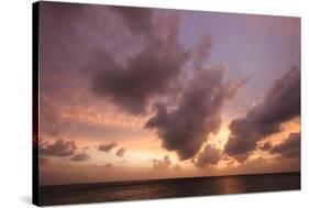 Sunset in Filiteyo, Maldives-Fran?oise Gaujour-Stretched Canvas