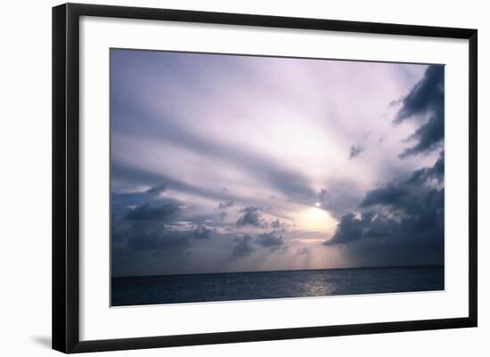 Sunset in Filiteyo, Maldives-Fran?oise Gaujour-Framed Photographic Print