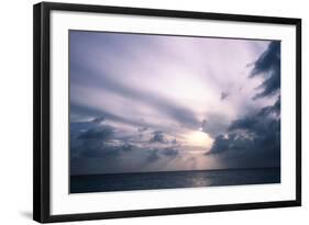 Sunset in Filiteyo, Maldives-Fran?oise Gaujour-Framed Photographic Print