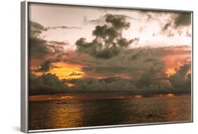 Sunset in Filiteyo, Maldives-Fran?oise Gaujour-Framed Photographic Print