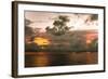 Sunset in Filiteyo, Maldives-Fran?oise Gaujour-Framed Photographic Print