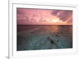 Sunset in Filiteyo, Maldives-Fran?oise Gaujour-Framed Photographic Print