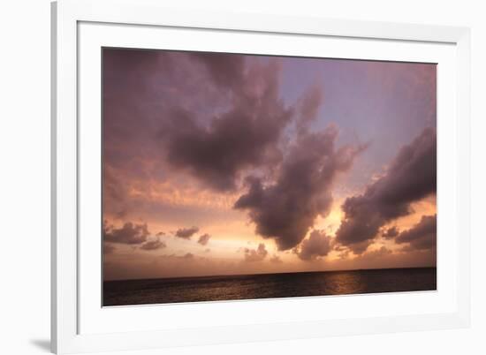 Sunset in Filiteyo, Maldives-Fran?oise Gaujour-Framed Photographic Print