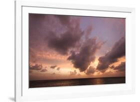 Sunset in Filiteyo, Maldives-Fran?oise Gaujour-Framed Photographic Print