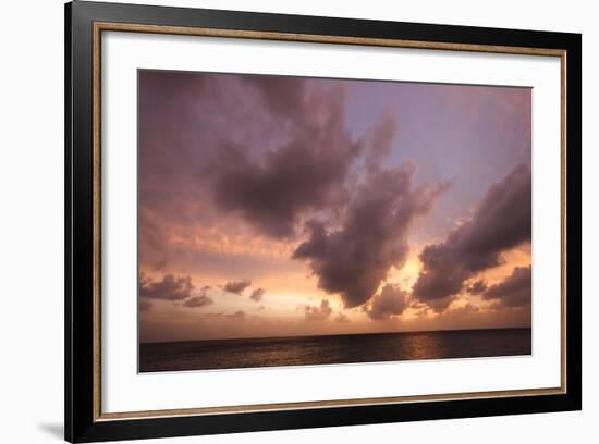 Sunset in Filiteyo, Maldives-Fran?oise Gaujour-Framed Photographic Print