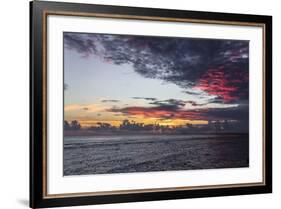 Sunset in Filiteyo, Maldives-Fran?oise Gaujour-Framed Photographic Print