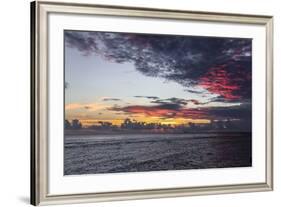 Sunset in Filiteyo, Maldives-Fran?oise Gaujour-Framed Photographic Print