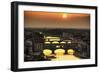 Sunset in Florence-Giuseppe Torre-Framed Photographic Print