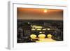 Sunset in Florence-Giuseppe Torre-Framed Photographic Print