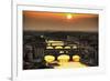 Sunset in Florence-Giuseppe Torre-Framed Photographic Print