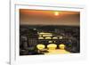 Sunset in Florence-Giuseppe Torre-Framed Photographic Print