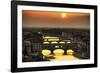 Sunset in Florence-Giuseppe Torre-Framed Photographic Print