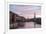 Sunset in Hamburg, German City. Speicherstadt District-romrodinka-Framed Photographic Print