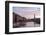 Sunset in Hamburg, German City. Speicherstadt District-romrodinka-Framed Photographic Print