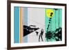 Sunset In Hamptons-NaxArt-Framed Premium Giclee Print