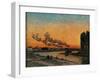 Sunset in Ivry-Jean-Baptiste-Armand Guillaumin-Framed Art Print