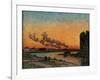 Sunset in Ivry-Jean-Baptiste-Armand Guillaumin-Framed Art Print