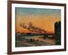 Sunset in Ivry-Jean-Baptiste-Armand Guillaumin-Framed Art Print