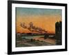 Sunset in Ivry-Jean-Baptiste-Armand Guillaumin-Framed Art Print