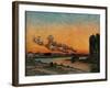 Sunset in Ivry-Jean-Baptiste-Armand Guillaumin-Framed Art Print