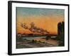 Sunset in Ivry-Jean-Baptiste-Armand Guillaumin-Framed Art Print