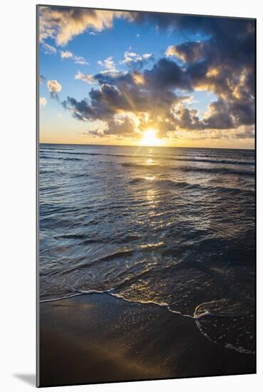 Sunset in Kauai, Hawaii, United States of America, Pacific-Michael Runkel-Mounted Photographic Print