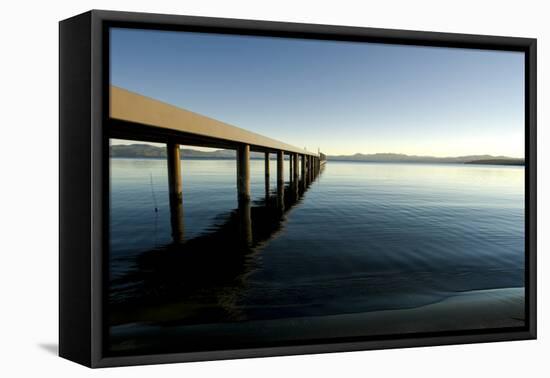 Sunset In Lake Tahoe, California-Rebecca Gaal-Framed Stretched Canvas