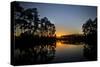 Sunset in Long Pine Area of Everglades NP-Terry Eggers-Stretched Canvas