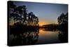 Sunset in Long Pine Area of Everglades NP-Terry Eggers-Stretched Canvas