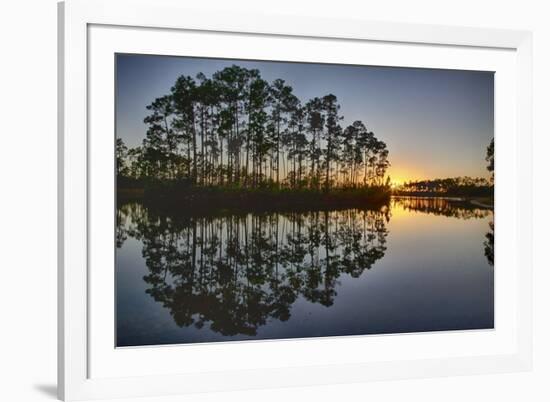 Sunset in Long Pine Area of Everglades NP-Terry Eggers-Framed Photographic Print