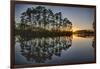 Sunset in Long Pine Area of Everglades NP-Terry Eggers-Framed Photographic Print