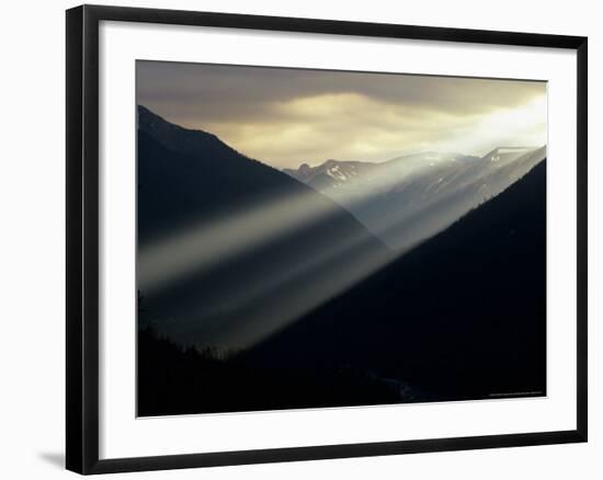 Sunset in Mt. Rainier National Park, Washington, USA-Jerry Ginsberg-Framed Photographic Print