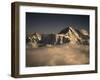 Sunset in Nepal-Michael Brown-Framed Premium Photographic Print