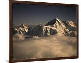 Sunset in Nepal-Michael Brown-Framed Premium Photographic Print