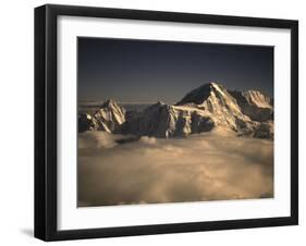 Sunset in Nepal-Michael Brown-Framed Photographic Print