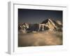 Sunset in Nepal-Michael Brown-Framed Photographic Print