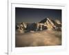 Sunset in Nepal-Michael Brown-Framed Photographic Print