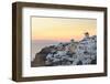 Sunset in Oia, Santorini, Cyclades, Greeced-Katja Kreder-Framed Photographic Print