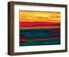 Sunset in Ottawa valley-Rabi Khan-Framed Art Print