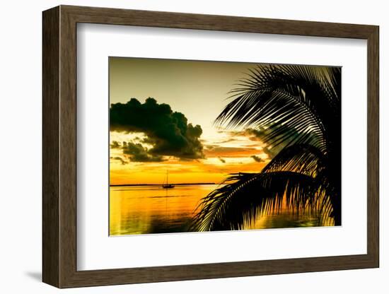 Sunset in Paradise - Florida-Philippe Hugonnard-Framed Photographic Print