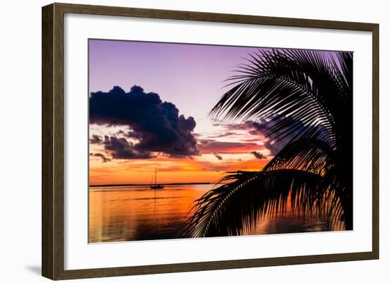 Sunset in Paradise - Florida-Philippe Hugonnard-Framed Photographic Print