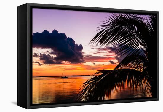 Sunset in Paradise - Florida-Philippe Hugonnard-Framed Stretched Canvas