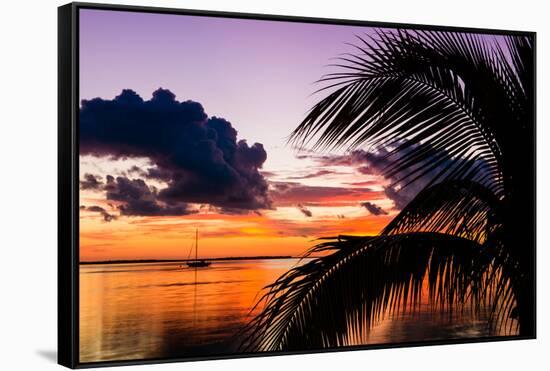 Sunset in Paradise - Florida-Philippe Hugonnard-Framed Stretched Canvas